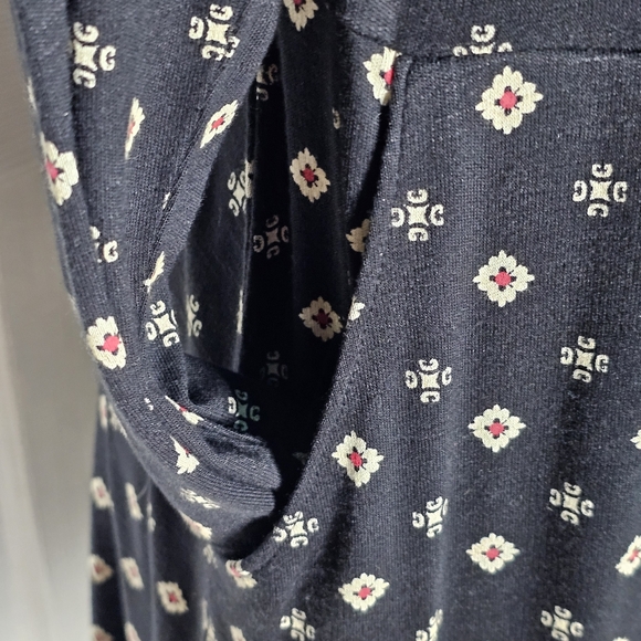 J. Jill Elegant Black and White Patterned Dress - Picture 5 of 14